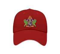 Gorra de béisbol con la Bandera de Santa Lucía - Gorra Deportiva Ligera y Transpirable para Hombre y Mujer, con protección UV, Ajustable, Ideal para Viajes, Verano, Golf, Playa y Uso Diario. Color r