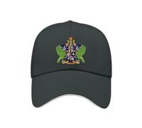 Gorra de béisbol con la Bandera de Santa Lucía - Gorra Deportiva Ligera y Transpirable para Hombre y Mujer, con protección UV, Ajustable, Ideal para Viajes, Verano, Golf, Playa y Uso Diario. Gris os