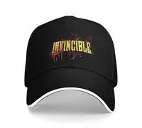 Gorra de béisbol con Logo de Salpicadura de Sangre y Sol invencible, Estilo Verano Y2K, Divertida Gorra de Camionero para Mujer y Hombre, Gorra Snapback Deportiva para Exteriores