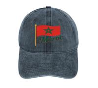 Gorra De Béisbol con Marruecos Bandera Nacional para Mujer Informal De Verano Deportes Al Aire Libre Visera Partido De Fútbol