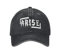 Gorra de béisbol con nivelación Solo Arise para Hombres y Mujeres Denim Desgastado Gorra de Sombreros de Ajuste Ajustable para Viajes al Aire Libre