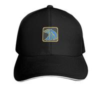 Gorra de béisbol con Parche de mercenario y Pegatina de Stalker, diseño Playero Negro para niña y Hombre.