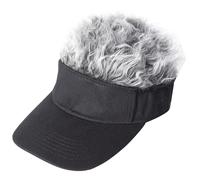 Gorra De Béisbol Con Peluca - Sombrero De Hombre Con Pelucas De 4,3 Pulgadas | Gorra De Béisbol De Algodón Y Poliéster: El Diseño Transpirable Con Protección Solar Agrega Un Estilo Divertido Para Fies