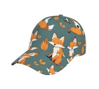 Gorra de béisbol con rosas amarillas y noche estrellada, tamaño ajustable para correr, entrenamientos y actividades al aire libre durante todas las estaciones, Amarillo (Yellow Fox), talla nica