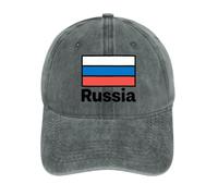Gorra De Béisbol con Rusia Bandera Nacional para Mujer Informal De Verano Deportes Al Aire Libre Visera Partido De Fútbol