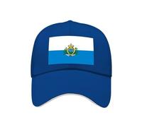 Gorra De Béisbol con San Marino Bandera Nacional Gorra Lisa Ligera Ajustable Estilo Polo Clásica Deportiva Casual Gorra De Verano Unisex Copa del Mundo