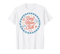 Gorra de béisbol con Texto en inglés Proud Boy Mom Club Camiseta gráfica económica, Hombre, Blanco, S
