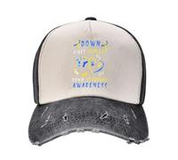Gorra De Béisbol Concientización sobre El Síndrome De Do-Wn Deportiva Sombrero Ocio Casual Sombrero para Hombre Mujer Verano
