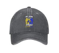 Gorra De Béisbol Concientización sobre El Síndrome del Héroe Wing Angel Gorra Trucker Transpirable Golf Hat Unisexo Snapback Sombrero para Running Camping Viaje