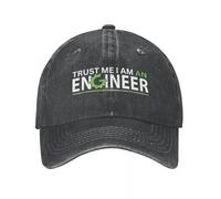 Gorra de béisbol Créeme, Soy Ingeniero Meme Mecánica Unisex Técnica Cita Regalo Snapback para Exteriores Lavado Desgastado