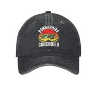 Gorra de béisbol Crocodilo Sun Divertido Meme Italiano Brainrot Casual Men Trucker Lavado Regalo Deportivo