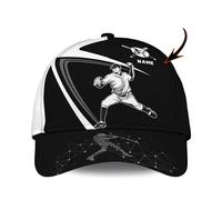 Gorra De Béisbol Custom Name Themed with Pitcher On It Gorra Trucker Vintage Snapback Sombrero Proteccion Solar Golf Hat para Camping Senderismo Pescar