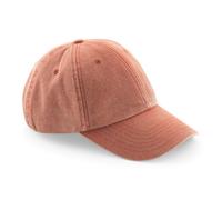Gorra De Béisbol De Algodón Lavado Vintage Beechfield De Perfil Bajo Ajustable