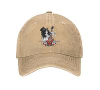 Gorra de béisbol de algodón Transpirable para Verano Cómo es Vivir con Rosas Diseño de Sol Gorra de Camionero Lavada Gorra de béisbol para Hombres Gorras de béisbol de Gimnasio Regalo