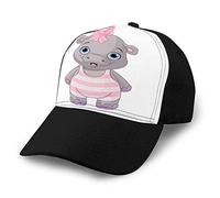 Gorra de béisbol de Hip Hop para niños y niñas, Bonitos Sombreros de Moda de hipopótamo para bebés