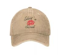 Gorra de béisbol de Hombre, Carpenter Short N' Sweet Album, Gorra de béisbol Vintage desgastada Lavada de Gira Snapback Hat Unisex para Viajar al Aire Libre Ajustable