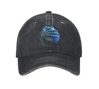 Gorra de béisbol de la película Aliens Earth vintage y clásica, hombres y mujeres, gorra de algodón desgastada, sombreros suaves sin estructura para exteriores góticos de horror, duradera y cómoda