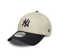New Era Gorra de béisbol para adulto, diseño de los New York Yankees, color beige claro