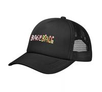 Gorra de béisbol de Malla Ajustable con Letras de béisbol Preppy para Mujer TN Vols Beach Peaked Caps Hip-Hop Sun Hat