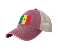 Gorra de Béisbol de Malla Bandera De Senegal Gorra el Sol Transpirable y Ligera Cultura Nacional Sombrero Verano Viseras Gorros de Protección Solar para Deportes al Aire Libre, Viajes