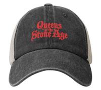 Gorra de béisbol de Malla con Logo de Queens of Stone Age American Rock Band Gorra de Camionero Femenina y Masculina Gorra Casual al Aire Libre Snapback