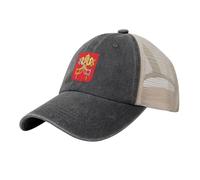 Gorra de Béisbol de Malla Escudo De Armas De La Ciudad del Vaticano, Sombrero de Verano de Exterior Cultura Nacional Gorra el Sol Vaquera con Hebilla Ajustable para Exterior y Uso Diario