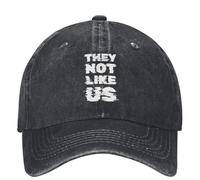 Gorra de béisbol de Mezclilla Album They Not Like Us Caza Gorra de Camionero para Hombres de Verano Gorra Snapback a Prueba de Sol para Adultos