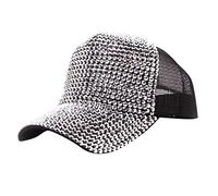 Gorra de béisbol de mezclilla para hombre y mujer, bordada, gorra de béisbol curvada, plata, Talla única