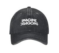 Gorra de béisbol de Moda Lavada de algodón Imagine Dragons Band Sun Loom Tour Tenis Skate Gorra de Camionero Lavada Hombres Mujeres Gorras de béisbol de Estilo Callejero