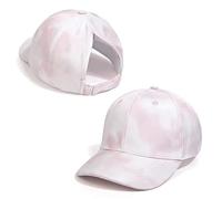 Gorra de béisbol de moda para niñas y niños, sombrero de sol con espalda hueca, gorras de cola de caballo para niños, gorras ajustables con huesos, gradiente blanco, 3XL