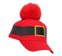 Gorra de béisbol de Papá Noel, ajustable, 54 - 60 cm, gorra de camionero para invierno, días festivos | Sombrero festivo para fiestas de disfraces, cosplay, bailes de máscaras, celebraciones