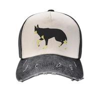 Gorra de béisbol de pastoreo Australiana Black&Tan Vintage para Mujeres y Hombres