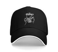 Gorra de béisbol de película de Terror The Thing Spides Head Pareja de Mujeres Diseño Hip Hop Sombreros Verano Lindo KPOP Rock Gorra Ajustable Snapback Algodón, para Todas Las Estaciones