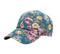 Gorra de béisbol de peonía, gorra de pato informal, sombrero para el sol al aire libre, sombreros locos para hombre, azul, Talla única