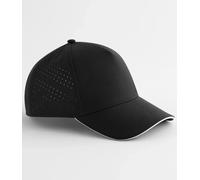 Gorra De Béisbol De Poliéster Reciclado Beechfield Con Pico Curvado En Contraste