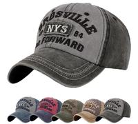 Gorra de Béisbol de Secado Rápido Hombres Mujeres Gorras De Hombre 100% Algodón Gorra Hombre Ecológico Gorra Mujer Gorras De Hombre Verano (NYS - Negro)