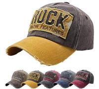 Gorra de Béisbol de Secado Rápido Hombres Mujeres Gorras De Hombre 100% Algodón Gorra Hombre Ecológico Gorra Mujer Gorras De Hombre Verano (Roca - Amarillo)