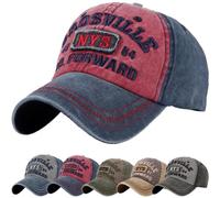 Gorra de Béisbol de Secado Rápido Hombres Mujeres Gorras De Hombre 100% Algodón Gorra Hombre Ecológico Gorra Mujer Gorras De Hombre Verano (NYS - Borgoña)