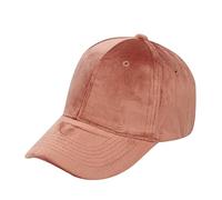 Gorra de béisbol de terciopelo para mujeres y hombres, sombrero de papá liso aplastado, gorra deportiva sin estructura, 1 sombrero de malla para hombre, rosa, Talla única