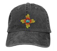 Gorra de béisbol de verano con visera para el sol, New Mexico Las Cruces Zia Classic Hip Hop Gorras de vaquero Sombrero de pico de regalo