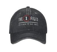 Gorra de béisbol de Verano de Expediente X, protección Solar, Personalizada, DIY, Lavada, Estilo Camionero, Unisex, para Adolescentes, Vintage, para Deportes al Aire Libre.