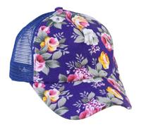 Gorra de Béisbol de Verano para Mujeres y Niñas, Encaje Púrpura | Malla Floral Transpirable, Visera Curvada que Proporciona Sombra, Estilo Casual para Caminar y Viajar en Temporada de Flores
