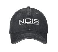 Gorra de béisbol del Servicio de Investigación Criminal Naval NCIS Gorra de Sol Lavada Retro Unisex para Exteriores Sombreros Suaves no Estructurados