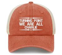 Gorra De Béisbol Deportiva Punto De Inflexión Todos Somos Charlie Driver Caps Moda Trucker Hat Estilo Streetwear Canvas Cap For Pesca Travel Exteriores 55-59Cm