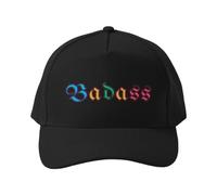 Gorra de béisbol Diseño de Punto Badass Woman: Gorra de Camping con Mensaje de empoderamiento Femenino para Pesca al Aire Libre, Transpirable y con protección Solar.