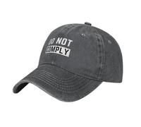 Gorra de béisbol Do Not Comply, Camiseta de Camionero, Protector Solar para Mujer y Hombre