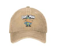 Gorra de béisbol DogMan Informal para Mujer y Hombre, de Verano, con Personajes para Deportes al Aire Libre, Estilo Camionero, Estilo Vintage, Estilo Snapback.