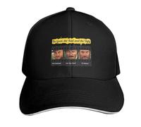 Gorra de béisbol El Bueno, el Feo y el Malo Western Sun Gorra de béisbol Divertida para Hombre y Mujer