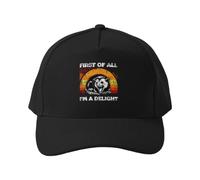 Gorra de béisbol En Primer Lugar, Soy una Delicia. Frase sobre el Amor Propio. Gorra de 5 Paneles para Actividades al Aire Libre, Senderismo, Ciclismo. Diseño Transpirable.