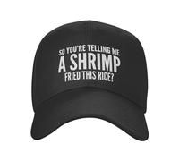 Gorra De Béisbol Entonces Me Estás Diciendo Que Un Camarón Frió Este Arroz Snapback Sombrero Ajustable Gorra Trucker Transpirable Golf Hat para Cámping Viaje Senderismo